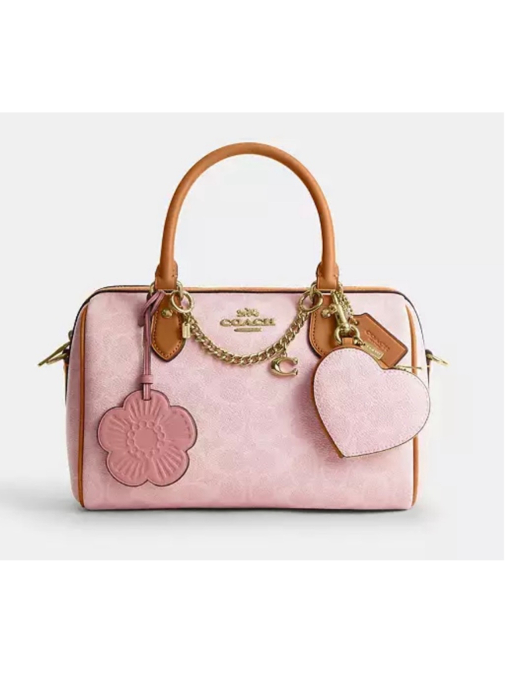 Coach Heart Bag Charm
In Signature Canvas
